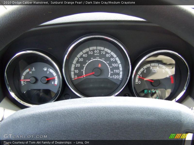 Sunburst Orange Pearl / Dark Slate Gray/Medium Graystone 2010 Dodge Caliber Mainstreet
