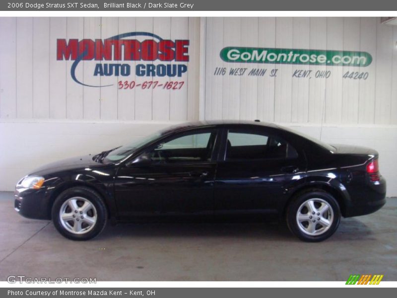 Brilliant Black / Dark Slate Grey 2006 Dodge Stratus SXT Sedan