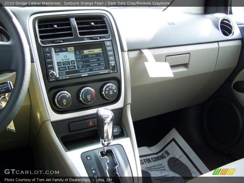 Sunburst Orange Pearl / Dark Slate Gray/Medium Graystone 2010 Dodge Caliber Mainstreet