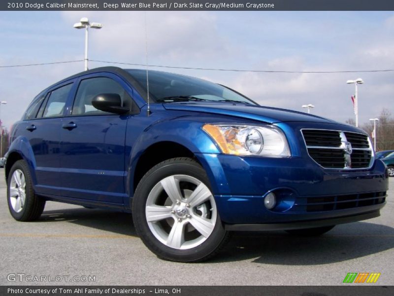 Deep Water Blue Pearl / Dark Slate Gray/Medium Graystone 2010 Dodge Caliber Mainstreet