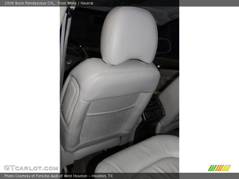 Frost White / Neutral 2006 Buick Rendezvous CXL