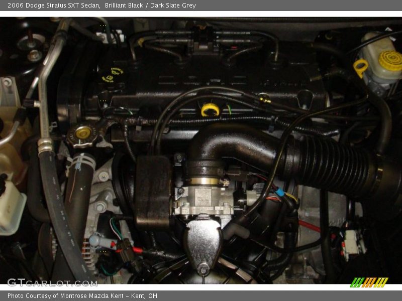 Brilliant Black / Dark Slate Grey 2006 Dodge Stratus SXT Sedan