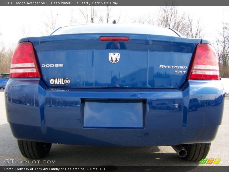Deep Water Blue Pearl / Dark Slate Gray 2010 Dodge Avenger SXT