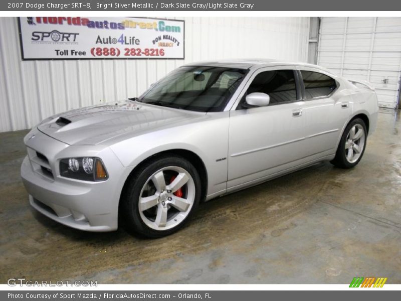Bright Silver Metallic / Dark Slate Gray/Light Slate Gray 2007 Dodge Charger SRT-8