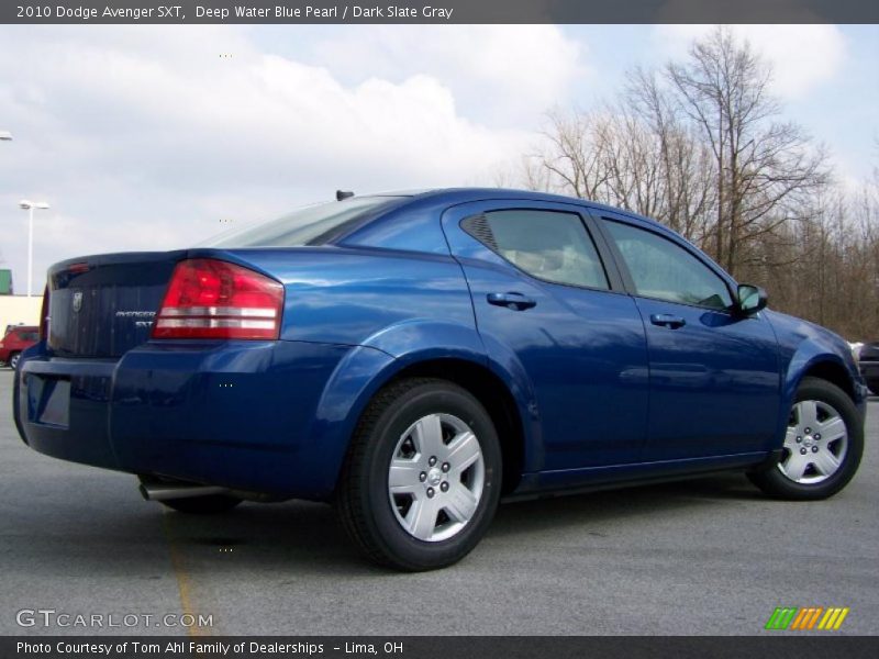 Deep Water Blue Pearl / Dark Slate Gray 2010 Dodge Avenger SXT