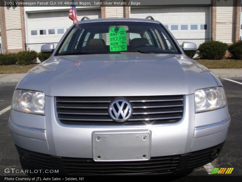 Satin Silver Metallic / Beige 2001 Volkswagen Passat GLX V6 4Motion Wagon
