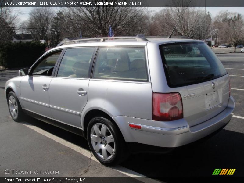 Satin Silver Metallic / Beige 2001 Volkswagen Passat GLX V6 4Motion Wagon