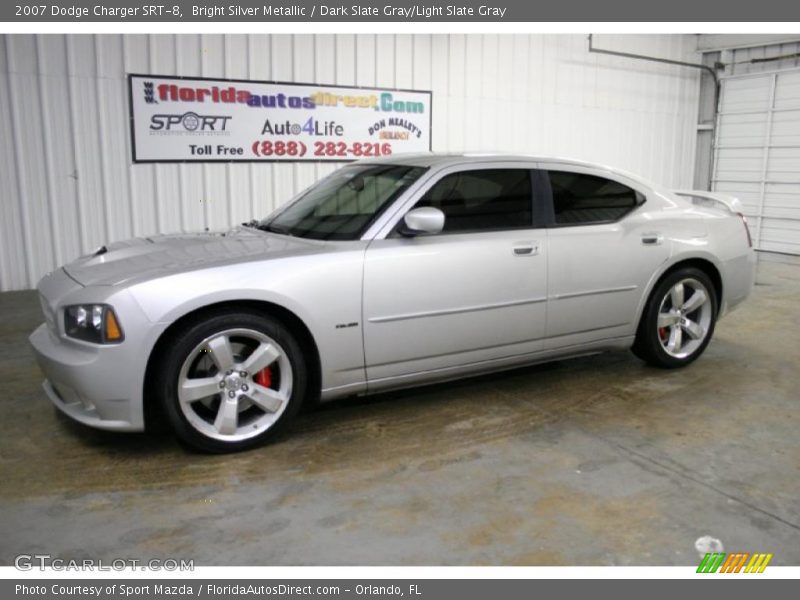 Bright Silver Metallic / Dark Slate Gray/Light Slate Gray 2007 Dodge Charger SRT-8