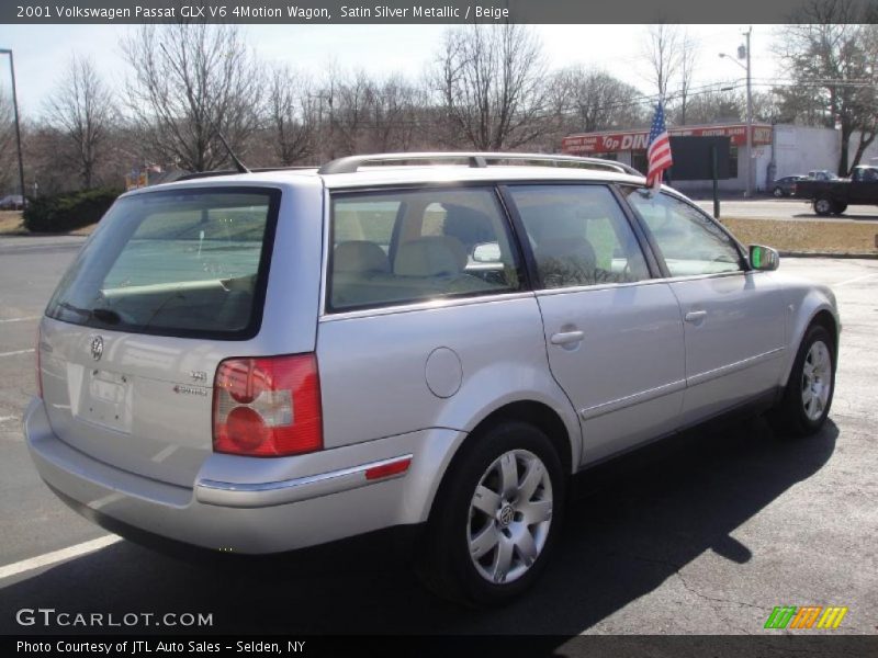 Satin Silver Metallic / Beige 2001 Volkswagen Passat GLX V6 4Motion Wagon