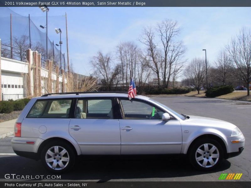 Satin Silver Metallic / Beige 2001 Volkswagen Passat GLX V6 4Motion Wagon