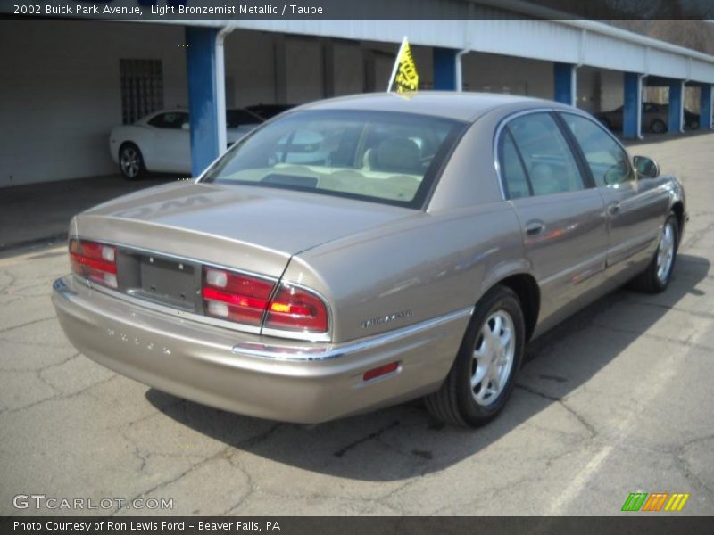 Light Bronzemist Metallic / Taupe 2002 Buick Park Avenue