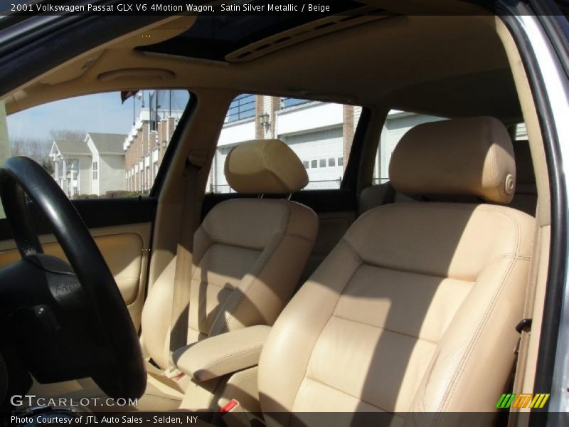 Satin Silver Metallic / Beige 2001 Volkswagen Passat GLX V6 4Motion Wagon