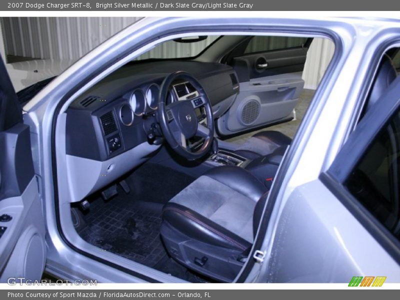 Bright Silver Metallic / Dark Slate Gray/Light Slate Gray 2007 Dodge Charger SRT-8