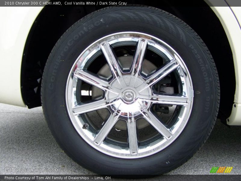 Cool Vanilla White / Dark Slate Gray 2010 Chrysler 300 C HEMI AWD