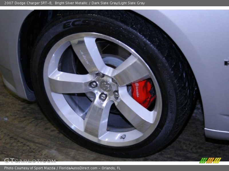 Bright Silver Metallic / Dark Slate Gray/Light Slate Gray 2007 Dodge Charger SRT-8