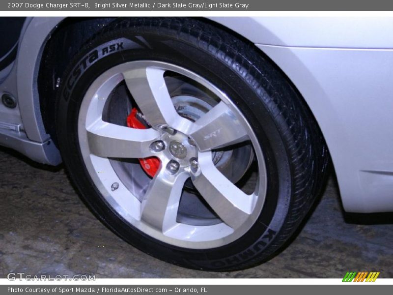 Bright Silver Metallic / Dark Slate Gray/Light Slate Gray 2007 Dodge Charger SRT-8