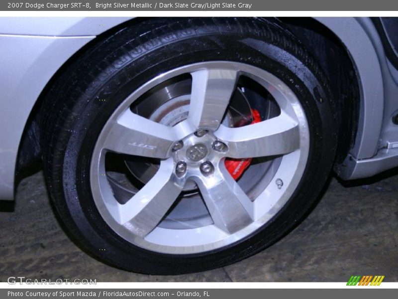 Bright Silver Metallic / Dark Slate Gray/Light Slate Gray 2007 Dodge Charger SRT-8