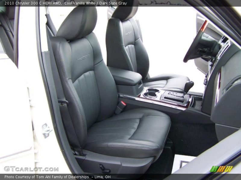Cool Vanilla White / Dark Slate Gray 2010 Chrysler 300 C HEMI AWD