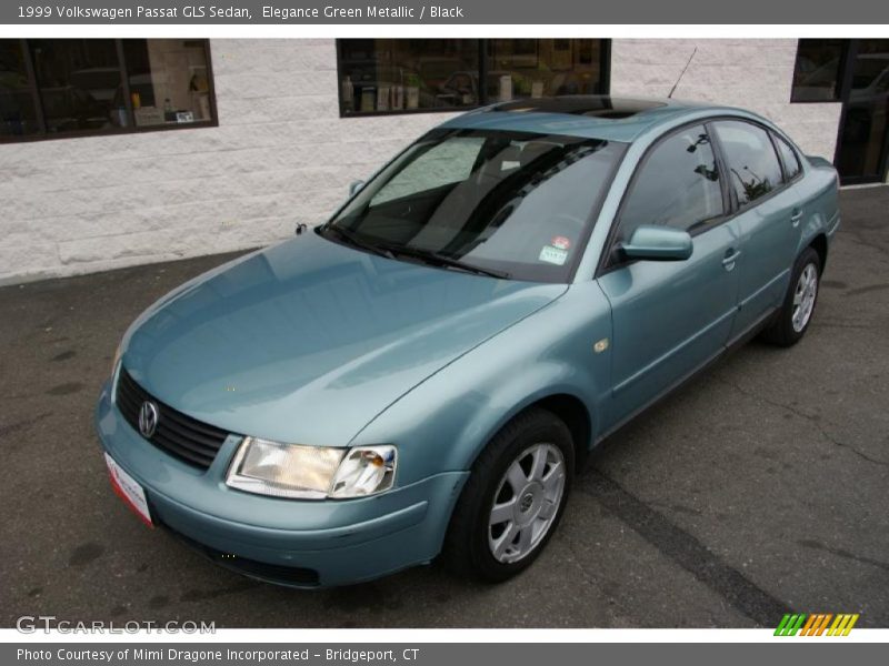 Elegance Green Metallic / Black 1999 Volkswagen Passat GLS Sedan