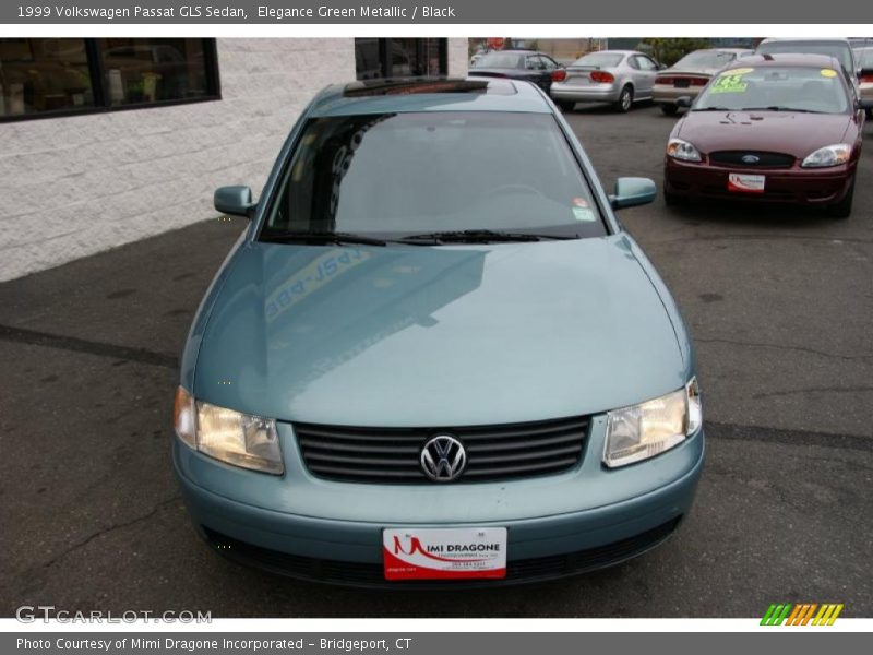Elegance Green Metallic / Black 1999 Volkswagen Passat GLS Sedan