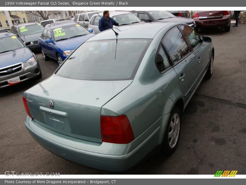 Elegance Green Metallic / Black 1999 Volkswagen Passat GLS Sedan