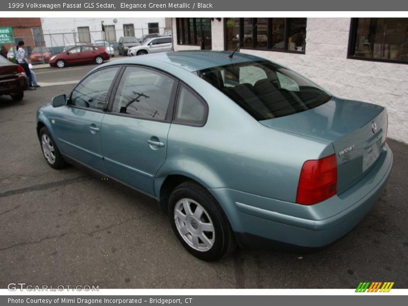 Elegance Green Metallic / Black 1999 Volkswagen Passat GLS Sedan