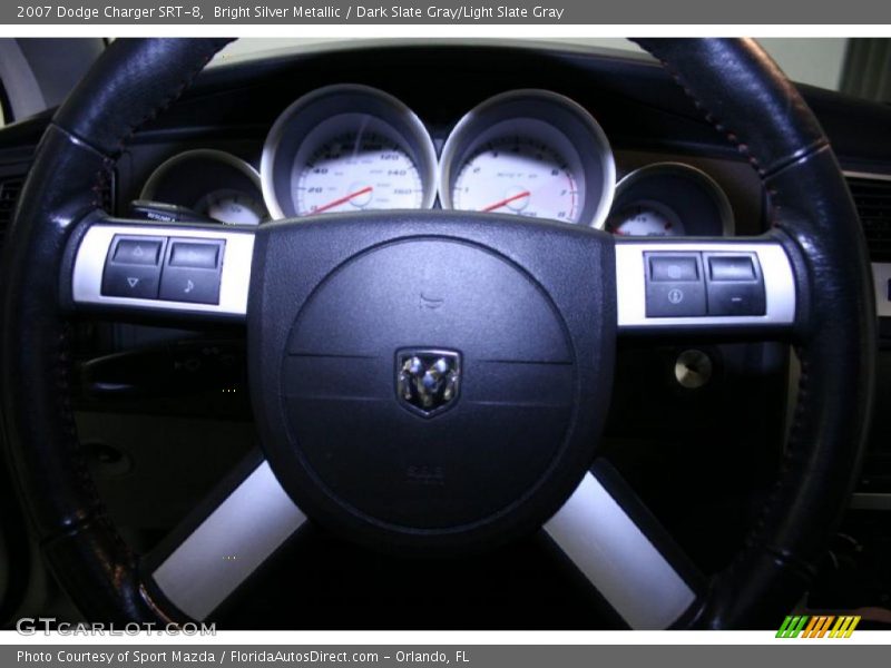 Bright Silver Metallic / Dark Slate Gray/Light Slate Gray 2007 Dodge Charger SRT-8