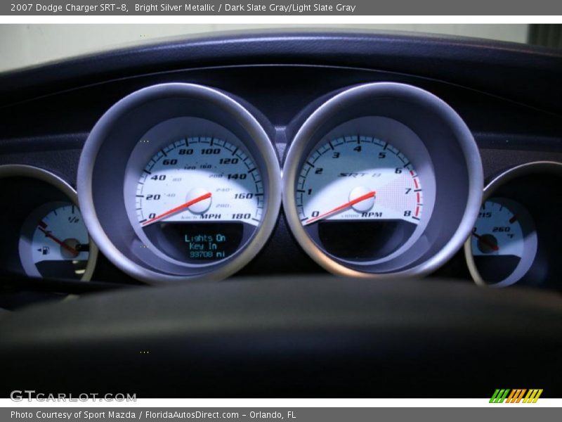 Bright Silver Metallic / Dark Slate Gray/Light Slate Gray 2007 Dodge Charger SRT-8