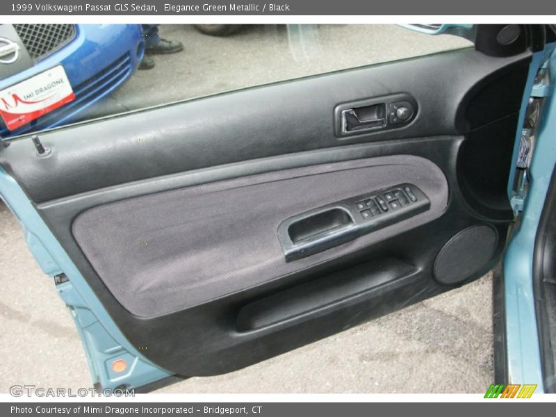 Elegance Green Metallic / Black 1999 Volkswagen Passat GLS Sedan