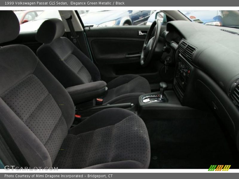 Elegance Green Metallic / Black 1999 Volkswagen Passat GLS Sedan