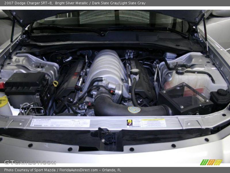 Bright Silver Metallic / Dark Slate Gray/Light Slate Gray 2007 Dodge Charger SRT-8