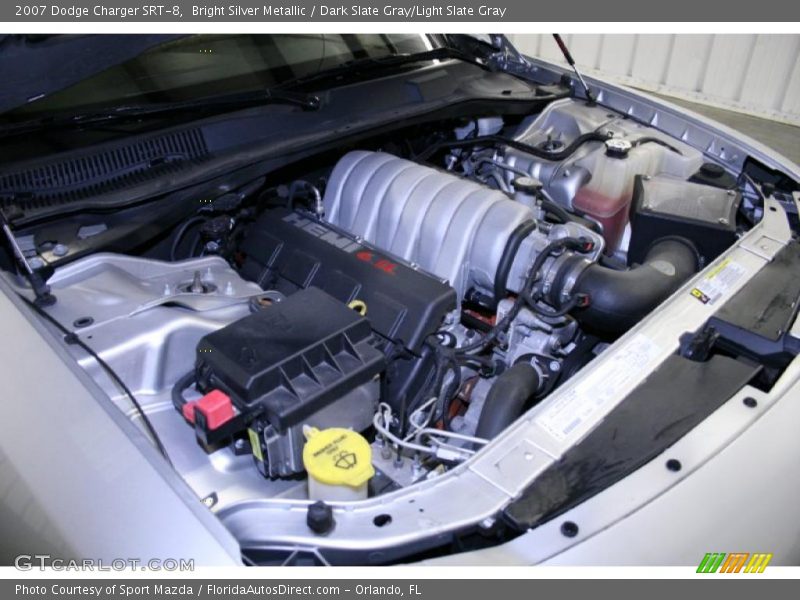 Bright Silver Metallic / Dark Slate Gray/Light Slate Gray 2007 Dodge Charger SRT-8