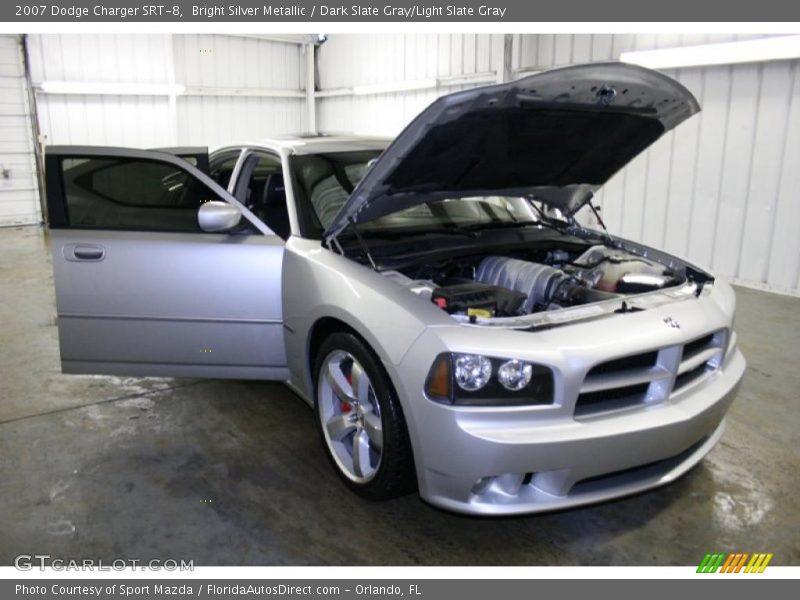 Bright Silver Metallic / Dark Slate Gray/Light Slate Gray 2007 Dodge Charger SRT-8