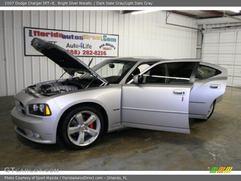 Bright Silver Metallic / Dark Slate Gray/Light Slate Gray 2007 Dodge Charger SRT-8