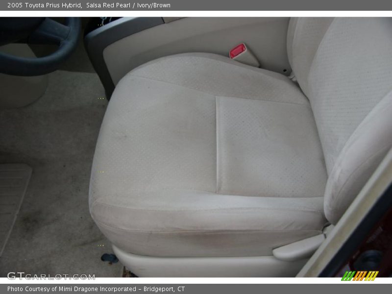 Salsa Red Pearl / Ivory/Brown 2005 Toyota Prius Hybrid