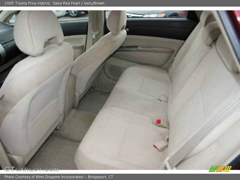 Salsa Red Pearl / Ivory/Brown 2005 Toyota Prius Hybrid