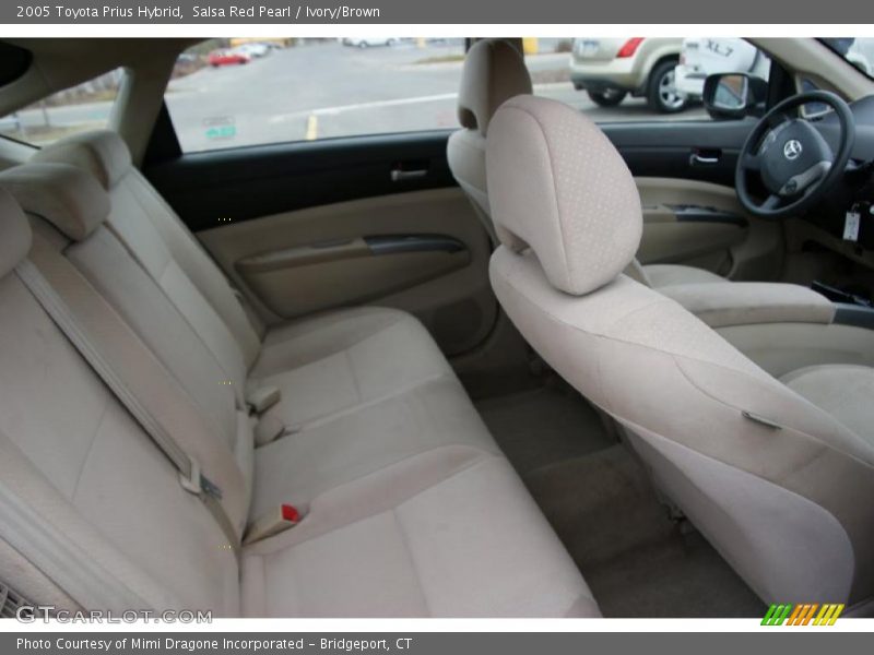 Salsa Red Pearl / Ivory/Brown 2005 Toyota Prius Hybrid