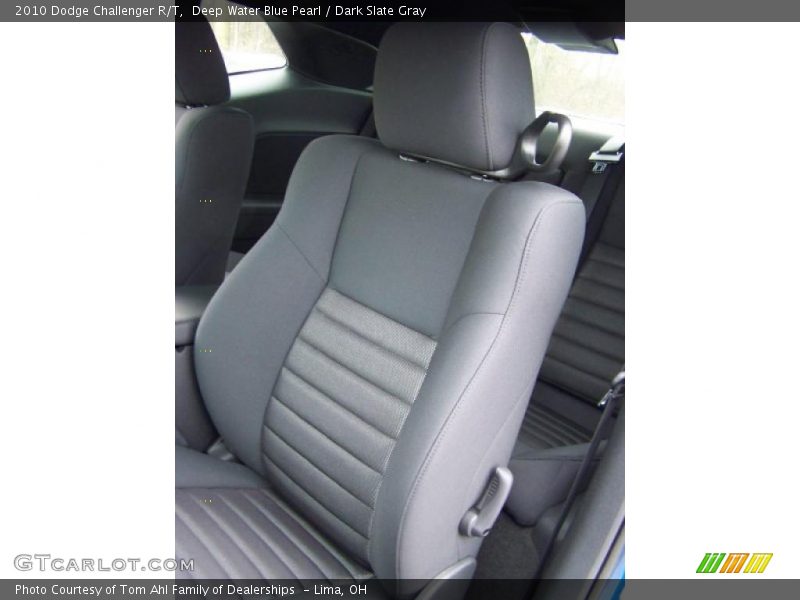 Deep Water Blue Pearl / Dark Slate Gray 2010 Dodge Challenger R/T