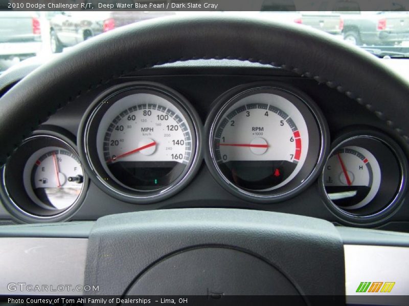 Deep Water Blue Pearl / Dark Slate Gray 2010 Dodge Challenger R/T
