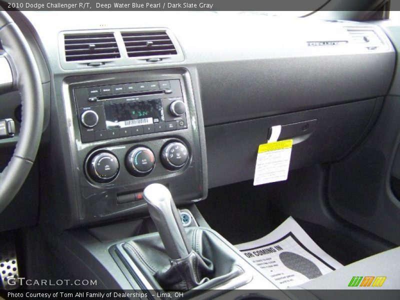 Deep Water Blue Pearl / Dark Slate Gray 2010 Dodge Challenger R/T