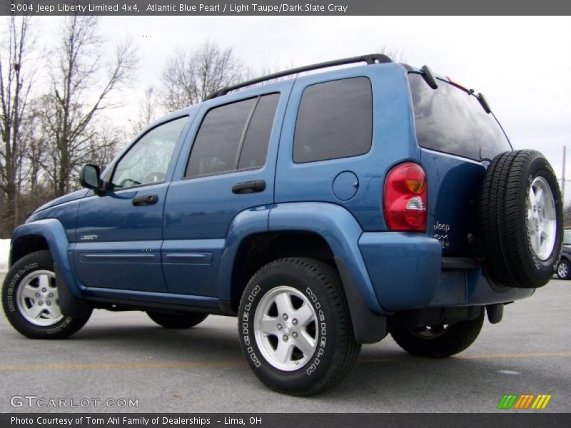 Atlantic Blue Pearl / Light Taupe/Dark Slate Gray 2004 Jeep Liberty Limited 4x4