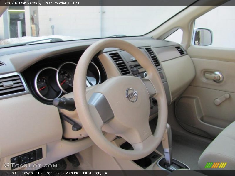 Fresh Powder / Beige 2007 Nissan Versa S