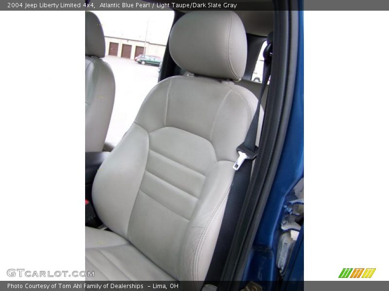 Atlantic Blue Pearl / Light Taupe/Dark Slate Gray 2004 Jeep Liberty Limited 4x4