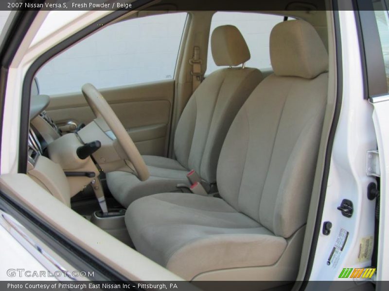Fresh Powder / Beige 2007 Nissan Versa S
