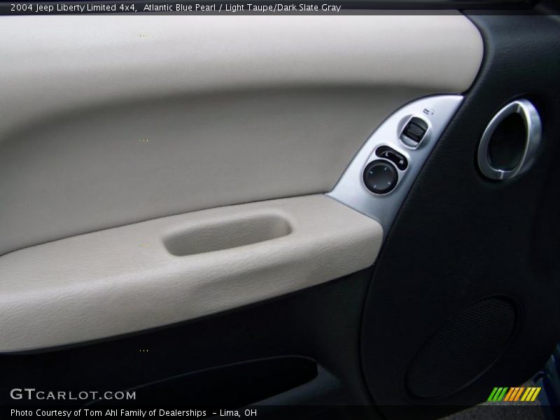 Atlantic Blue Pearl / Light Taupe/Dark Slate Gray 2004 Jeep Liberty Limited 4x4