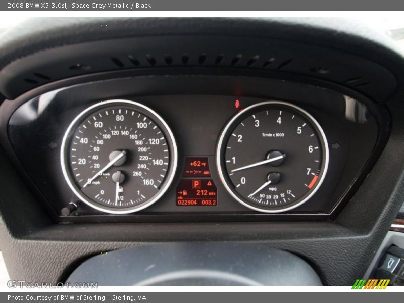 Space Grey Metallic / Black 2008 BMW X5 3.0si