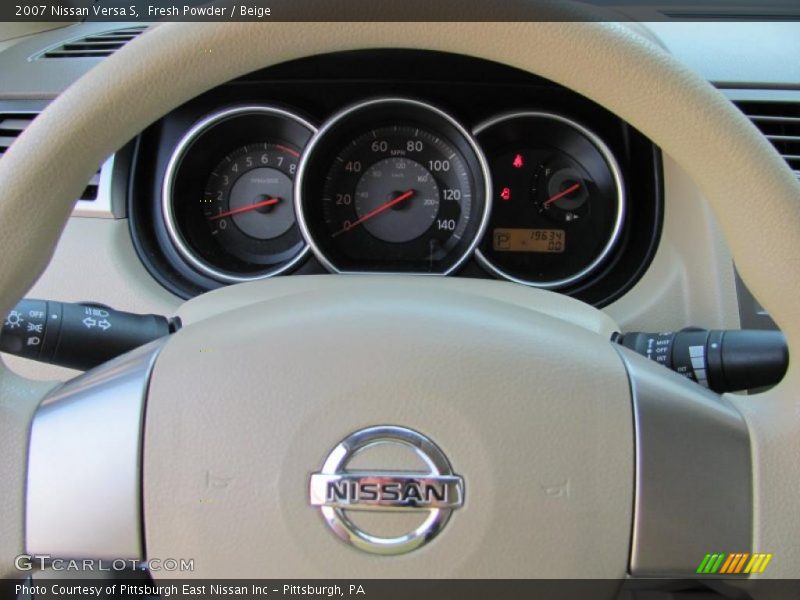 Fresh Powder / Beige 2007 Nissan Versa S