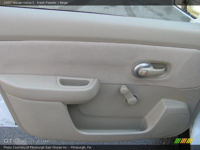Fresh Powder / Beige 2007 Nissan Versa S