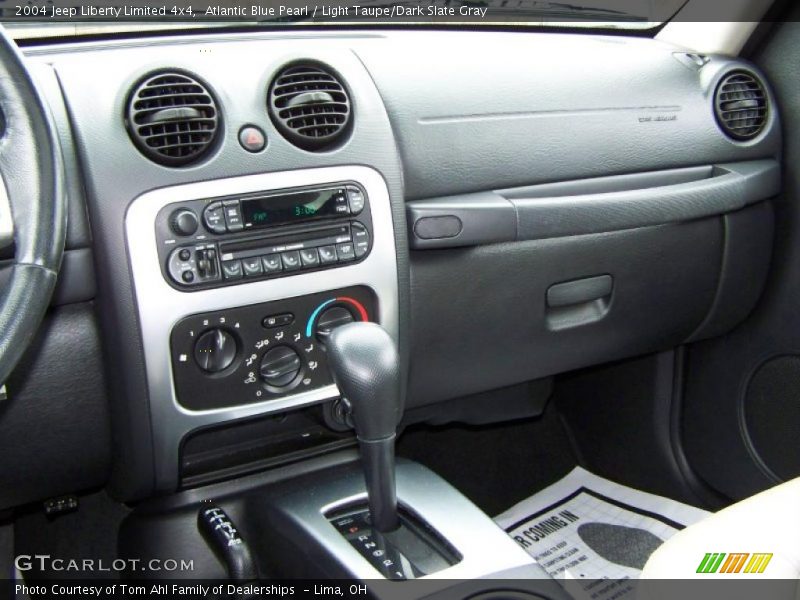 Atlantic Blue Pearl / Light Taupe/Dark Slate Gray 2004 Jeep Liberty Limited 4x4