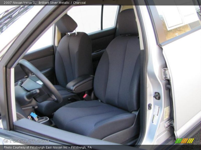 Brilliant Silver Metallic / Charcoal 2007 Nissan Versa SL